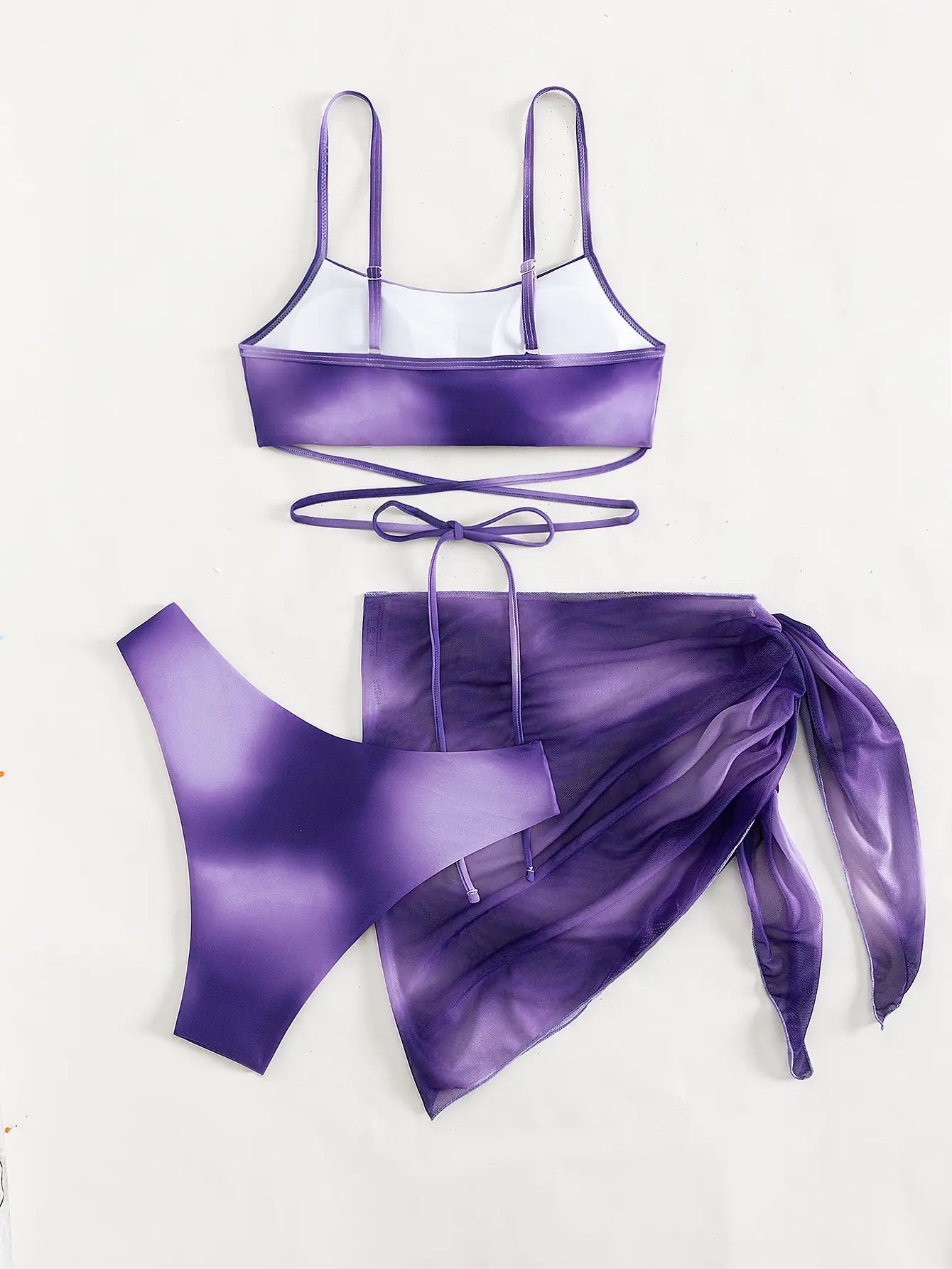 Conjunto de biquíni com 3 peças