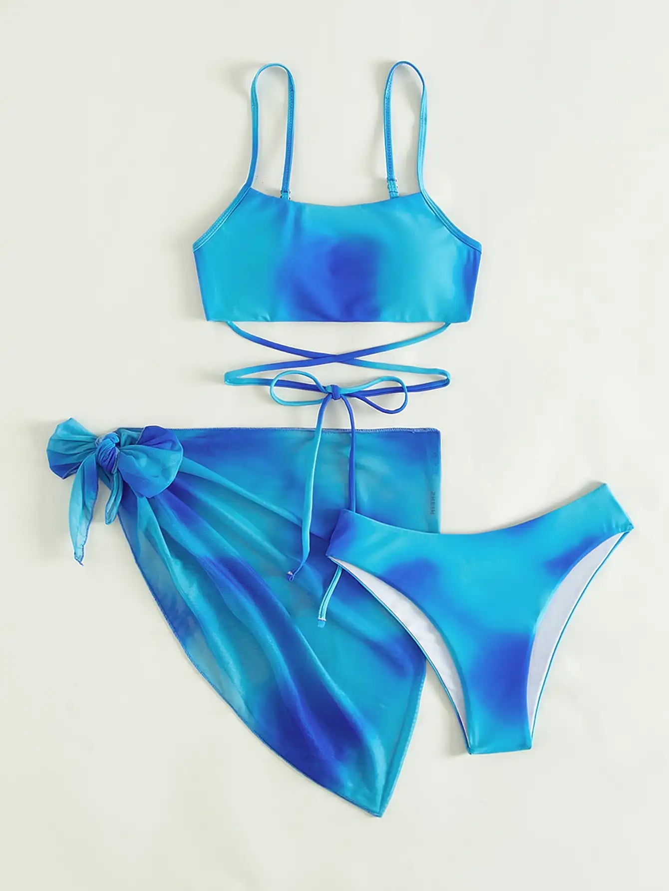 Conjunto de biquíni com 3 peças