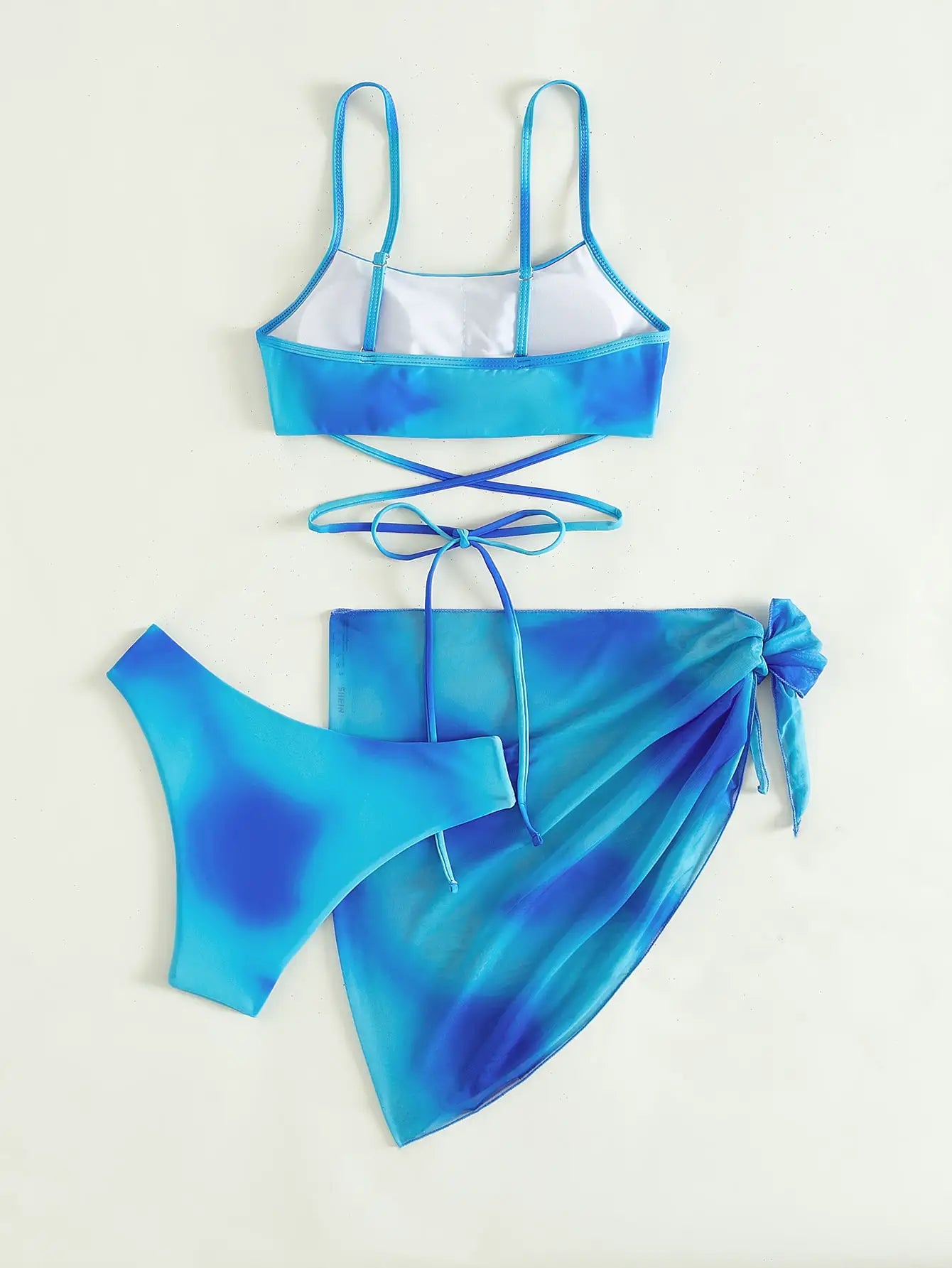 Conjunto de biquíni com 3 peças