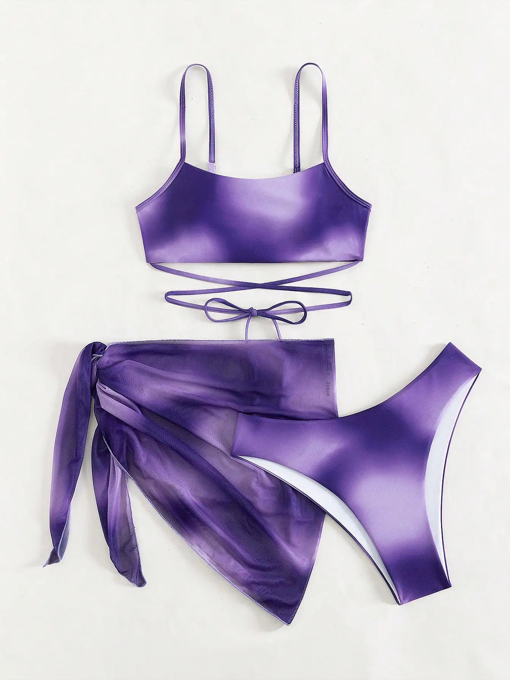 Conjunto de biquíni com 3 peças